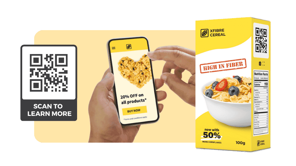 QR Code labels and stickers for product information QR Code labels and stickers for product information
