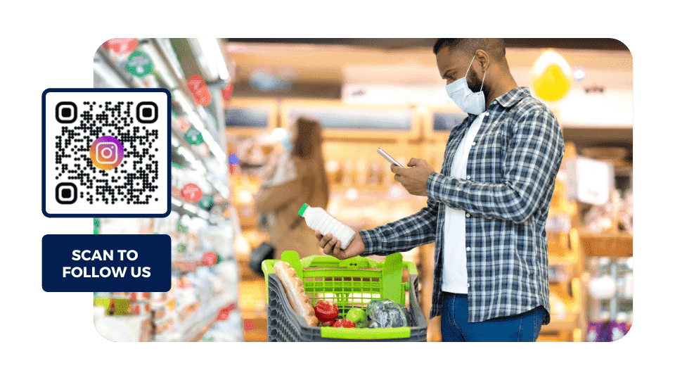 Use QR Code labels to promote social media Use QR Code labels to promote social media