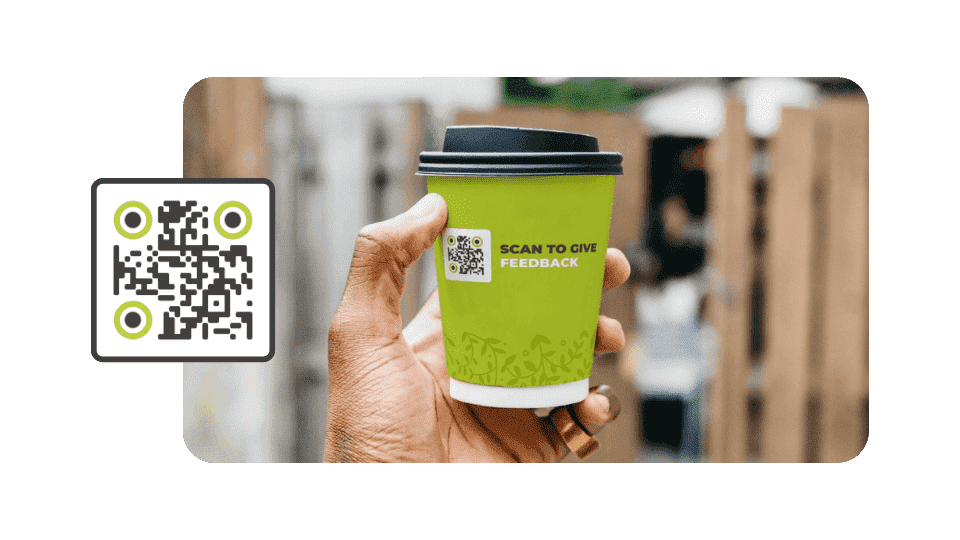 QR Code stickers for feedback collection QR Code stickers for feedback collection
