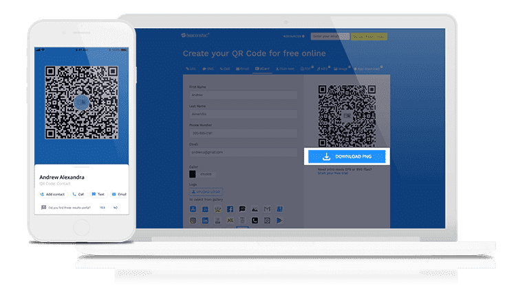 Test your QR Code and download it. Test your QR Code and download it.