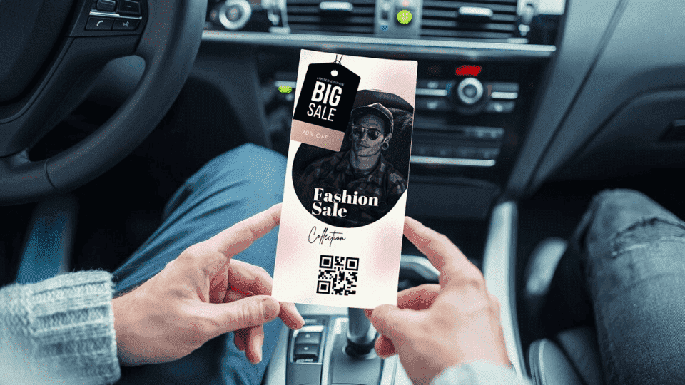 QR Code on flyers can be a great tactic to boost your print marketing efforts fold-2