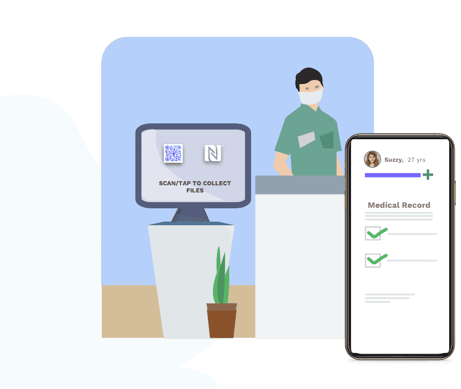 Contactless reports and files