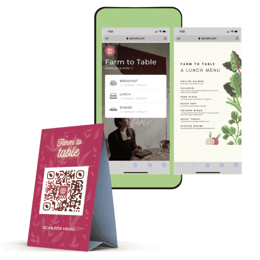 QR Code menu for restaurants QR Code menu for restaurants
