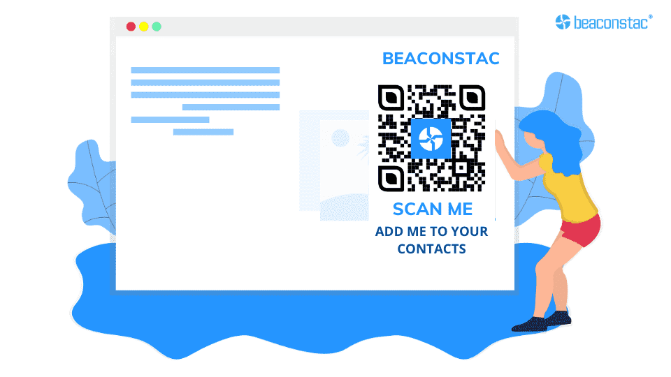 vCard QR Code on websites vCard QR Code on websites